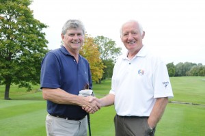 Noel Quinn is congratulated on winning Millennium Golf 2010